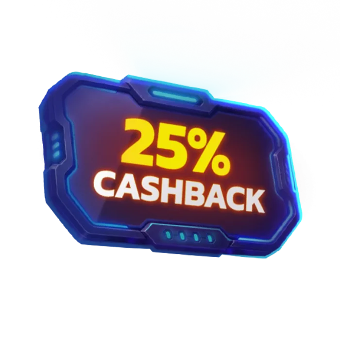 25% cashback